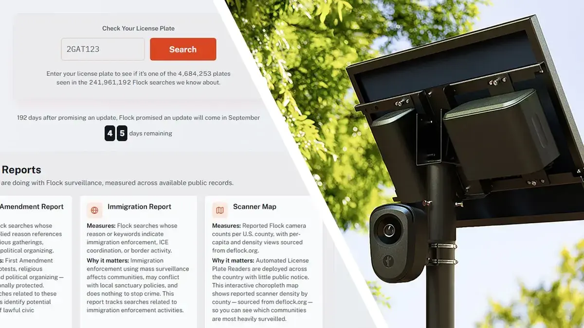 Free Tool Lets Drivers Check If Their Plate Appears in Police Camera Searches