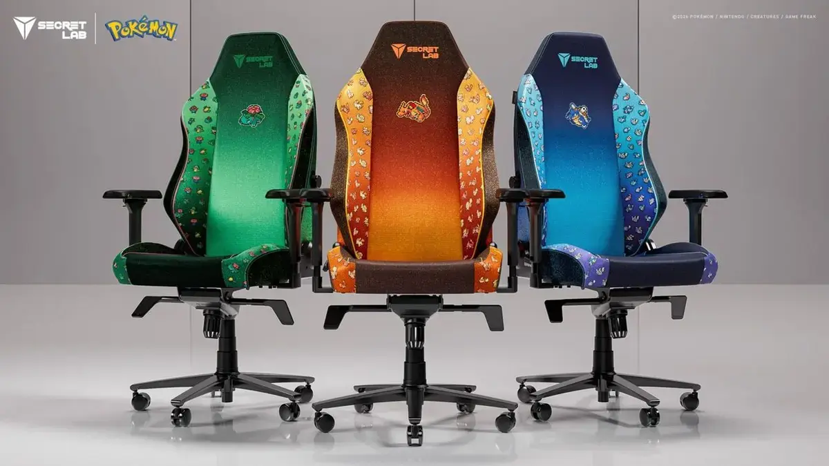 Secretlab Unveils New Pokémon Pixel Art Chair Skins