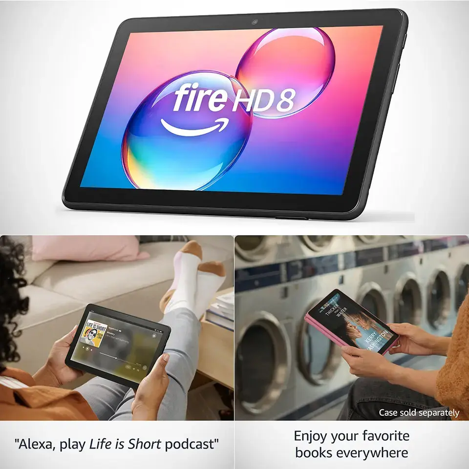 Amazon’s Latest Fire HD 8 Tablet Offers Budget-Friendly Portability