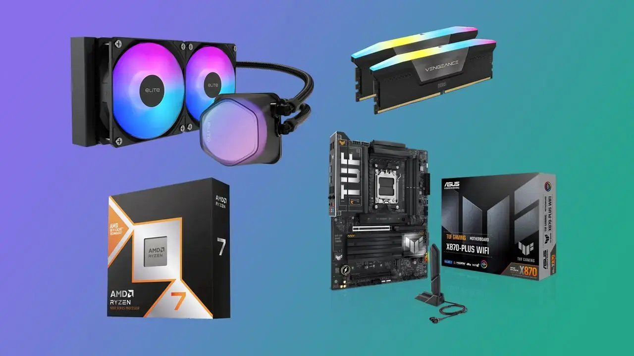 AMD Ryzen 7 9800X3D Gaming Bundle Offers Premium Build Under $1,110