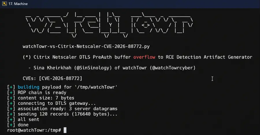 Citrix NetScaler Vulnerability Enables Pre‑Authentication Shellcode Execution