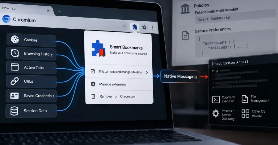 PUPPETS OF THE WEB: HOW A BOOKMARK EXTENSION BECAME A BACKDOOR