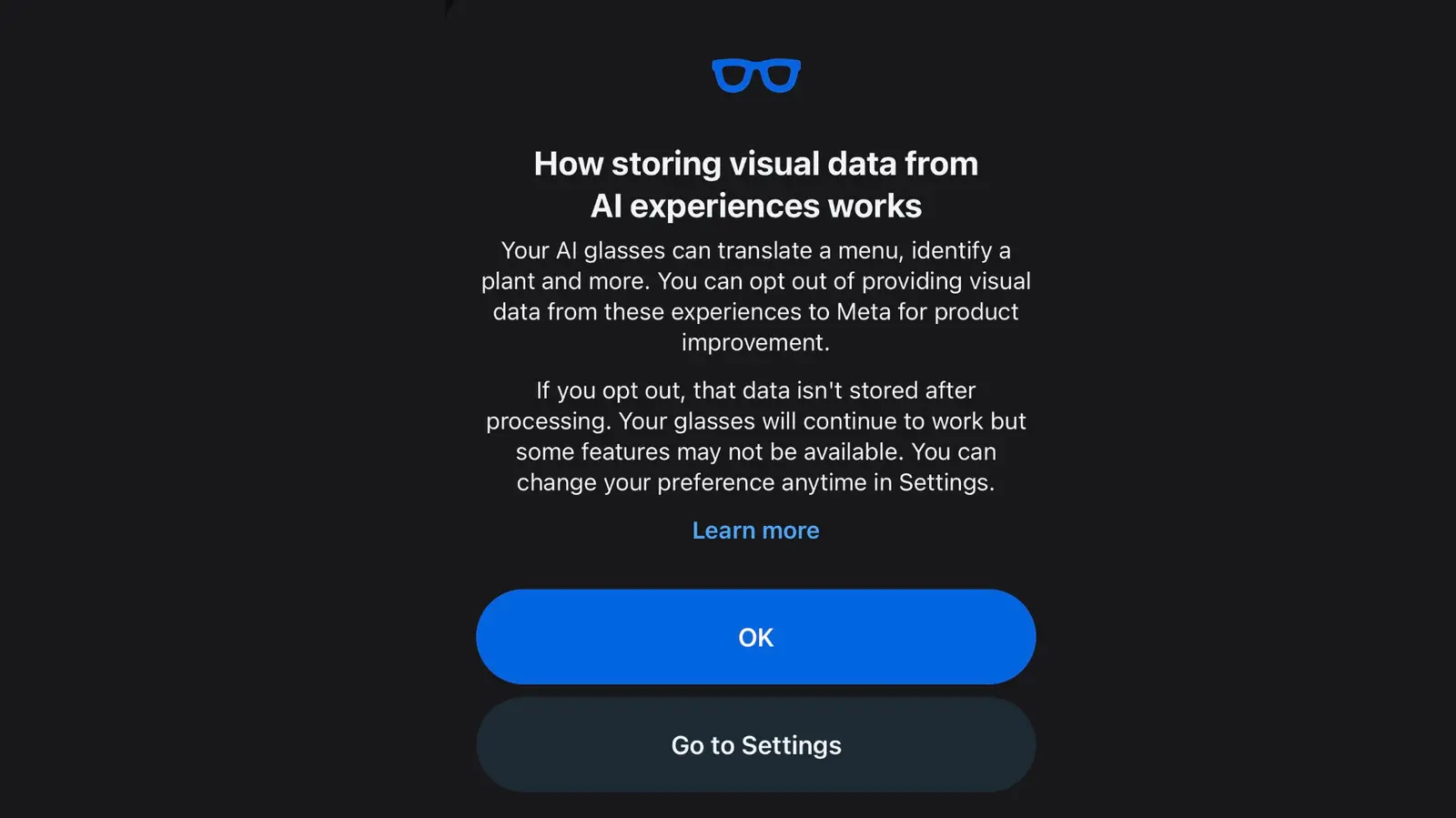 How to Stop Meta Training AI Models on Your Smart Glasses' Visual Data