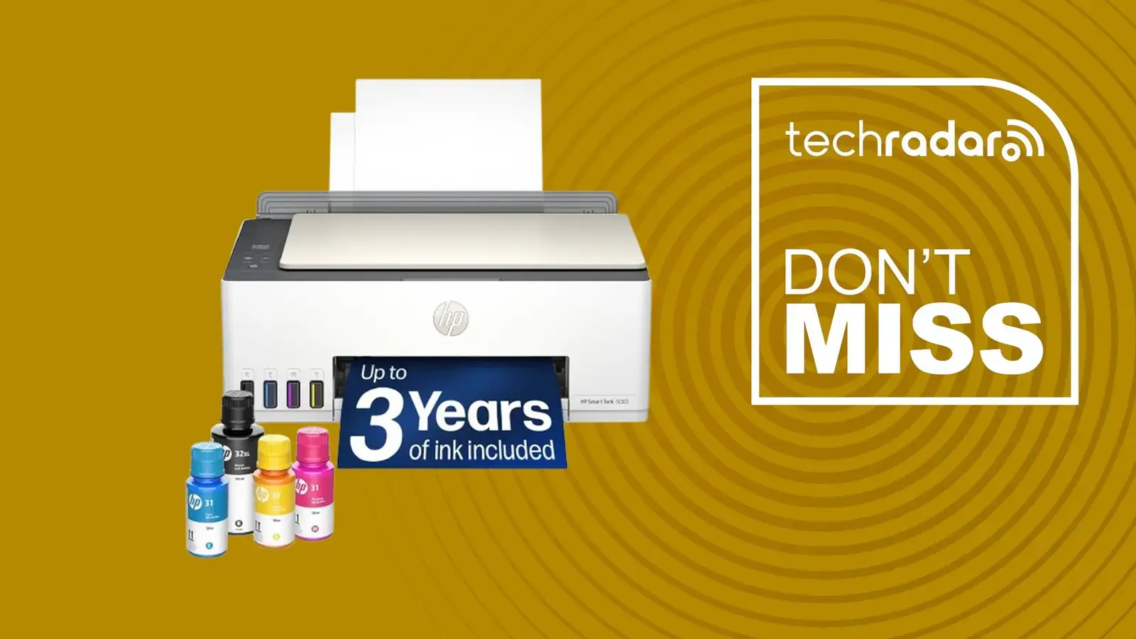 HP Smart Tank 5003 Printer Price Drops to $170 on Amazon
