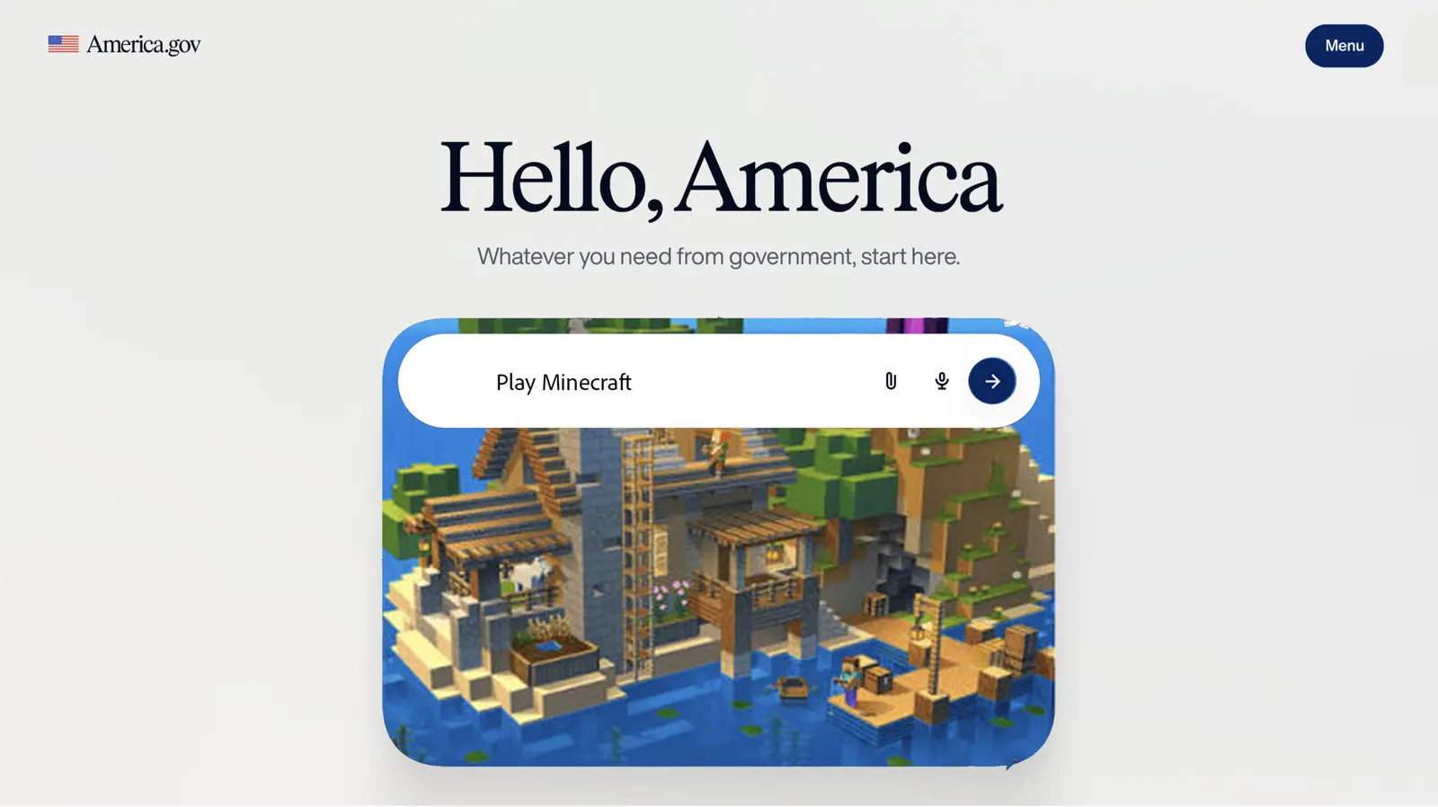 US Government AI Chatbot Rewrites Minecraft's End Poem