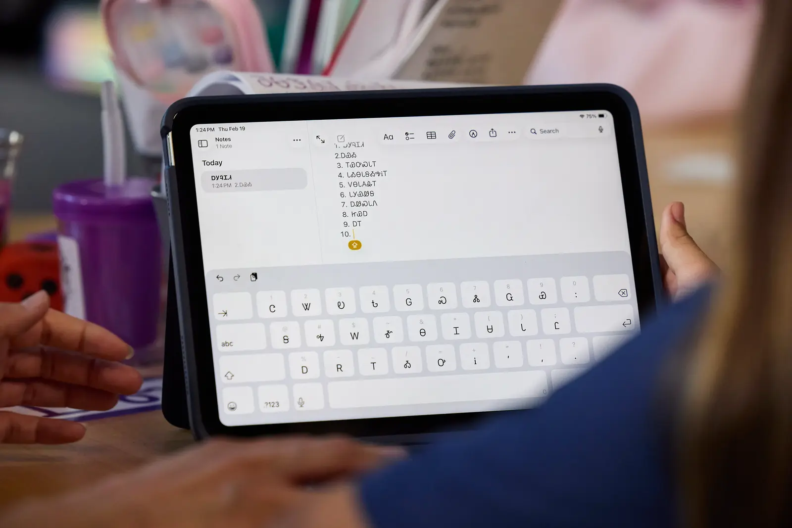 Indigenous Languages Appear on iPhone Keyboard