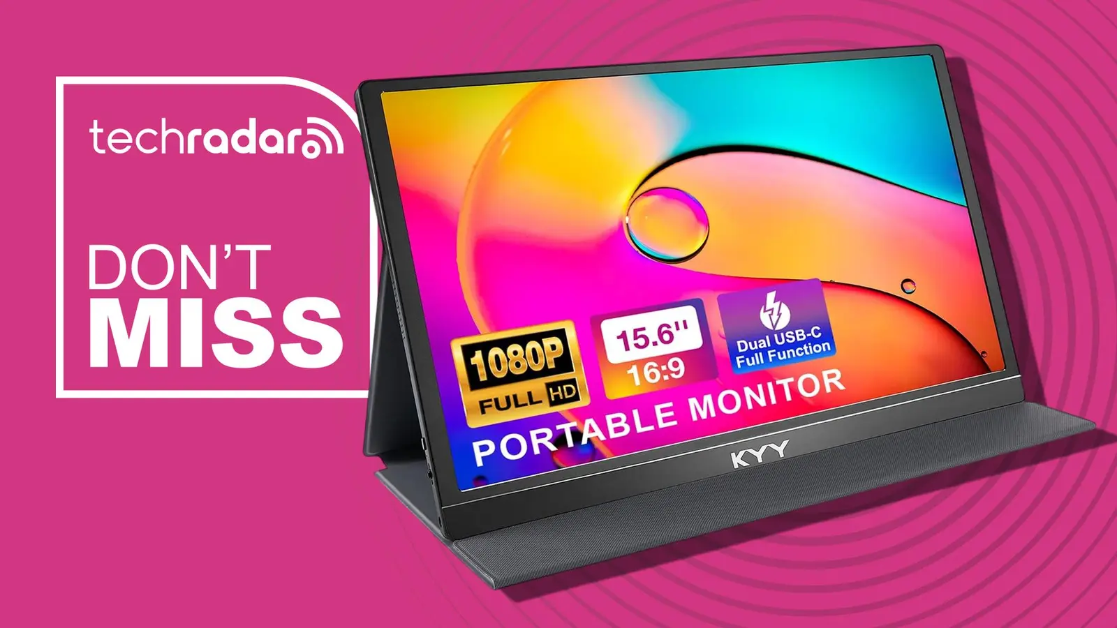 KYY K3-1 Portable Monitor Sees 15% Discount During Prime Day Event