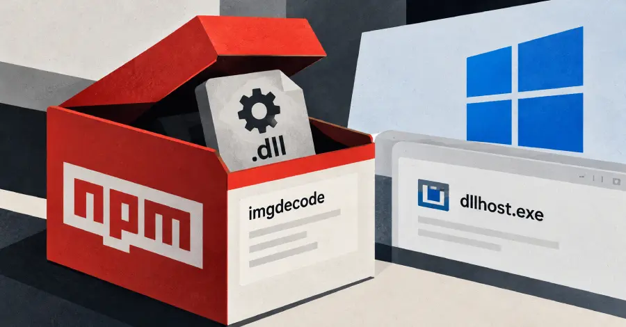 MALFEX npm Package „imgdecode” Conceals Windows Shellcode Loader