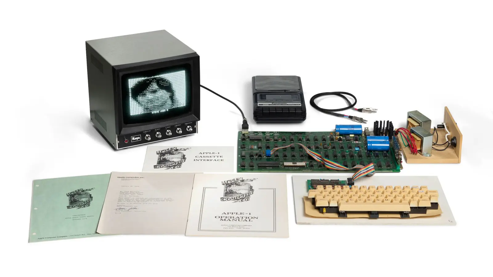 Rare Apple I Computer Fetches Over One Million Dollars at Auction