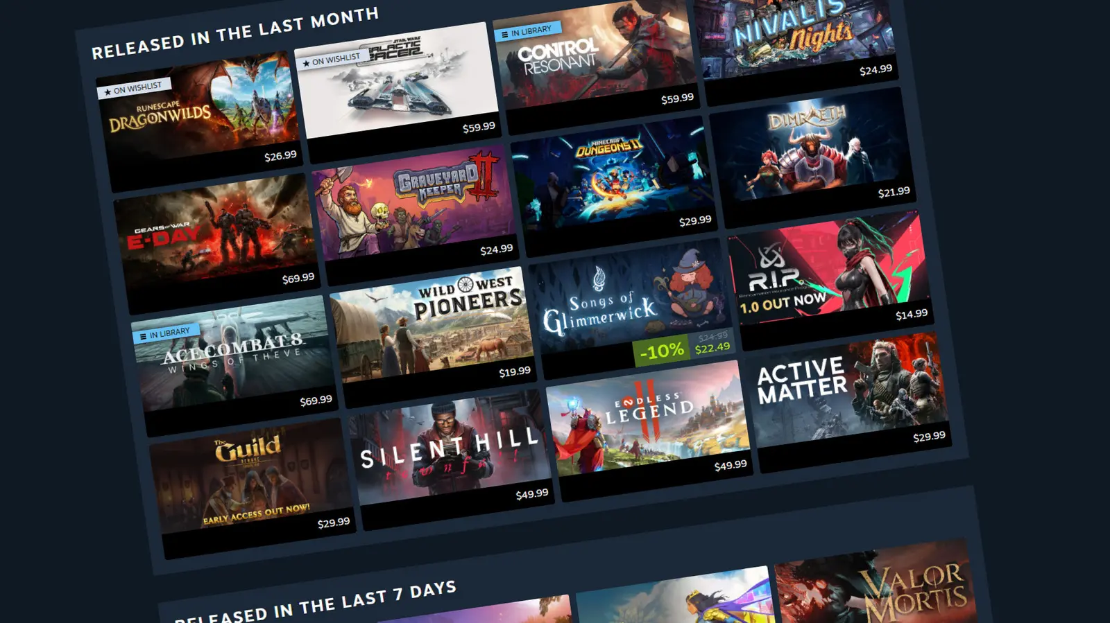 Steam rolls out Personal Calendar feature that constantly updates recommended games